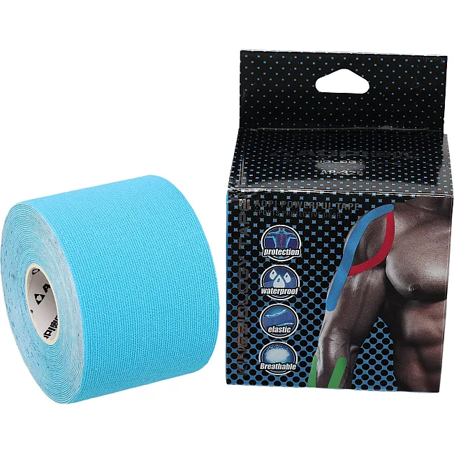 Кинезио тейп для лица и тела Kinesio tape AOPI AP-328 (Голубой)