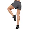 Спортивные шорты двойные 2 в 1 женские SP-SPORT DK01 (Черный)
