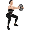 Блины диски полиуретановые 2 Handle металлическая втулка HAMMER STRENGHT TA-9986-5 (Черный)