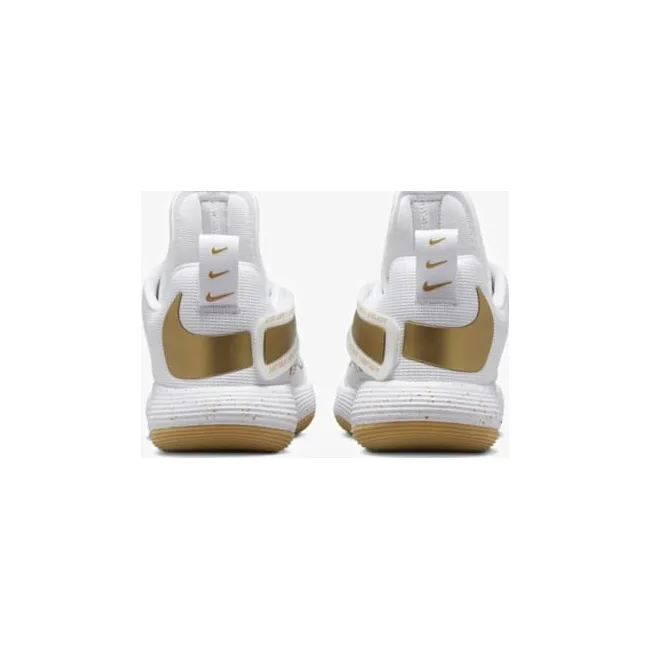 Взуття для волейболу NIKE React Hyperset SE білий, золотистий