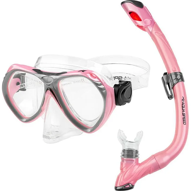 Набор маска и трубка Aqua Speed AURA + EVO 9948 розовый (для детей) One Size