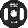 Блины диски полиуретановые 2 Handle металлическая втулка HAMMER STRENGHT TA-9986-5 (Черный)