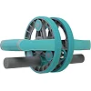 Колесо для пресса 3 в 1 универсальный компактный фитнес-набор Multipurpe compact fitness set Yogaplus FI-9377 (Серый-бирюзовый)