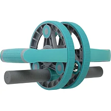 Колесо для пресса 3 в 1 универсальный компактный фитнес-набор Multipurpe compact fitness set Yogaplus FI-9377 (Серый-бирюзовый)