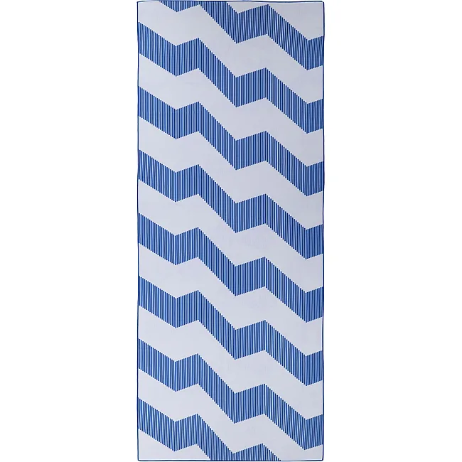 Полотенце-коврик для йоги из микрофибры нескользящий 4MONSTER YOGA TOWEL Y-YGT 186x75см (Синий)