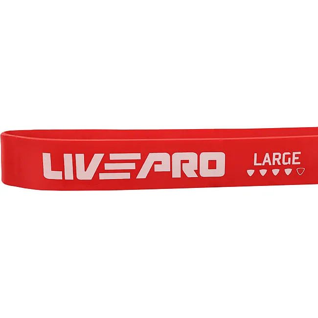Гума петля для підтягувань LiveUp SUPER BAND LP8410-L 23-57кг (Червоний)