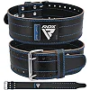 Пояс для пауэрлифтинга RDX кожаный RD1 Blue
