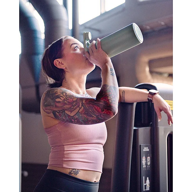 Бутылка для воды металлическая Bohtal Insulated Sports Bottle 960 ml/32 oz Green