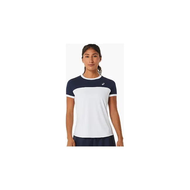 Футболка жіноча Asics COURT SS TOP white/navy