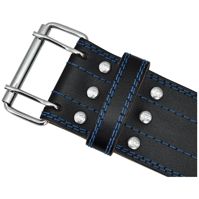 Пояс для пауэрлифтинга RDX кожаный RD1 Blue