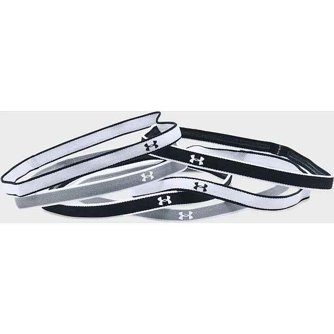 Пов'язка для волосся UNDER ARMOUR Mini Headbands (6pk) черно-білий жін UNI