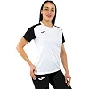 Футболка женская JOMA ACADEMY IV 901335-201 XXS-L (Белый-черный)