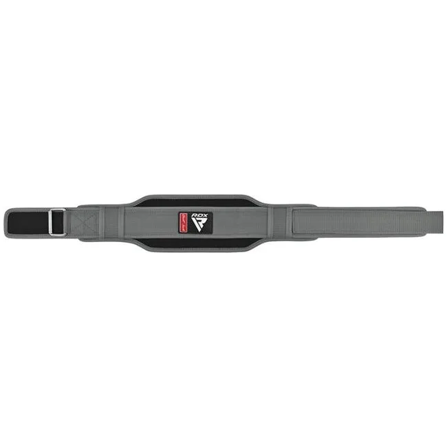 Пояс для тяжелой атлетики RDX RX5 Double Belt неопреновый Grey