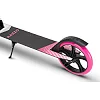 Самокат с ручным тормозом Razzo CITY 200 мм. алюминиевый HUL1-200 Black/Pink