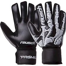 Вратарские перчатки с защитой пальцев REUSCH FB-935 (Черный-белый)