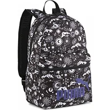 Рюкзак Puma Phase AOP Backpack 22L черный, белый 30x14x44 см