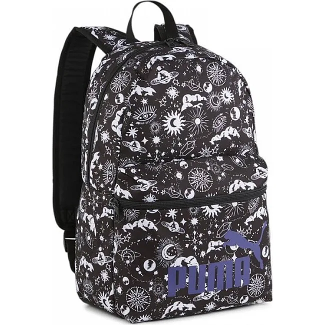 Рюкзак Puma Phase AOP Backpack 22L черный, белый 30x14x44 см