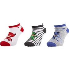 Носки PJ MASKS GRIS CHINE GLUGLU ET RAYURES/ROUGE 3P детские арт 83890755-2