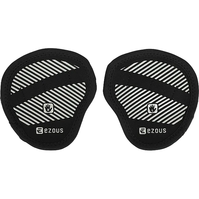 Накладки атлетические нескользящие Грипад GRIPAD WorkOut ROUND HAND PROTECTION EZOUS D-02 (Черный)