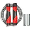 Скакалка REEBOK Premium Skipping Rope черная, красная 280 см