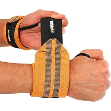 Кистевые бинты STRENGTH WRIST WRAPS MUTE MT-9188-3 2штуки (Оранжевый)
