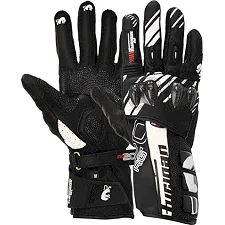 Моторукавички гоночні SP-SPORT HN-16 (Чорний-білий)