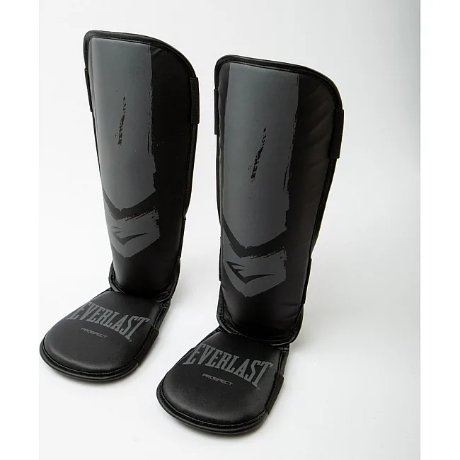 Захист ніг дитячий Everlast PROESPECT YOUTH SHIN GUARDS чорний, сірий