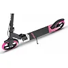 Самокат с ручным тормозом Razzo CITY 200 мм. алюминиевый HUL1-200 Black/Pink