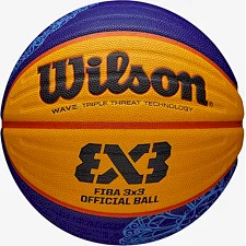 Мяч баскетбольный Wilson FIBA 3X3 GAME BALL PARIS RETAIL 2024 6F size 6
