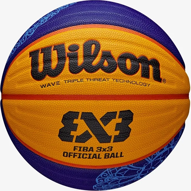 Мяч баскетбольный Wilson FIBA 3X3 GAME BALL PARIS RETAIL 2024 6F size 6