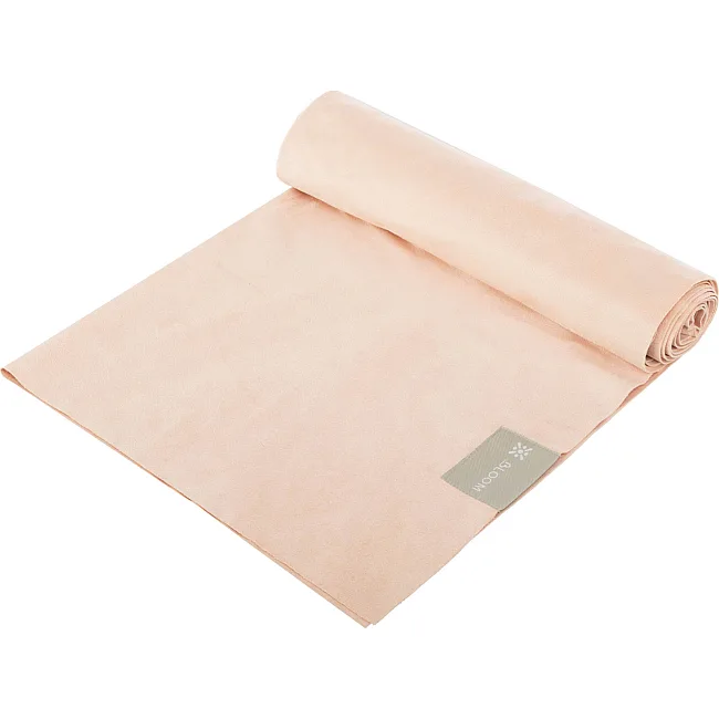 Рушник-килимок для йоги нековзкий BLOOM SPORTS TOWEL LB7090 (Рожевий)