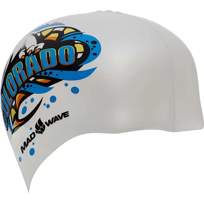 Шапочка для басейну
 силіконова для дорослих MADWAVE
 COLORADO M055838 (Срібний)