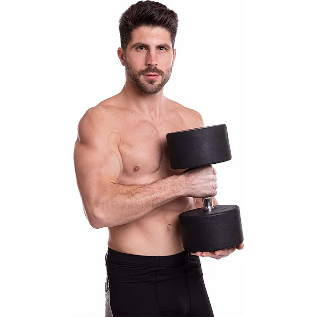 Гантель профессиональная
 с полиуретановым покрытием TECHNOGYM LN-1254-40 1шт 40кг
