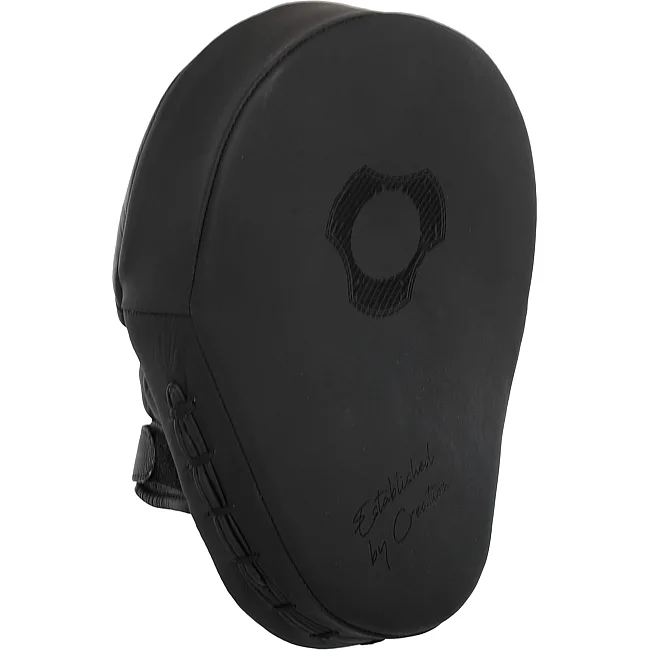 Лапа боксерская изогнутая тренировочная кожа HARD TOUCH BO-4231 19x5x25см 2штуки (Белый)