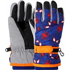 Перчатки лыжные детские зимние LUCKYLOONG C-2319 (Синий)