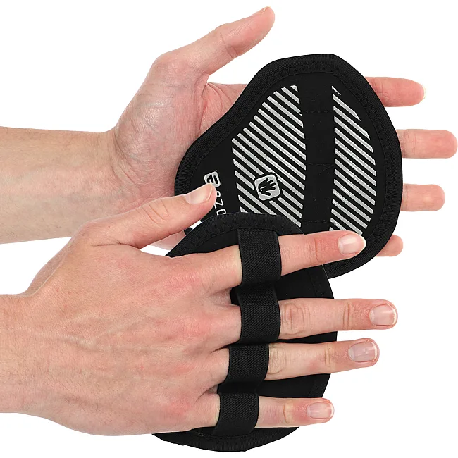 Накладки атлетические нескользящие Грипад GRIPAD WorkOut ROUND HAND PROTECTION EZOUS D-02 (Черный)