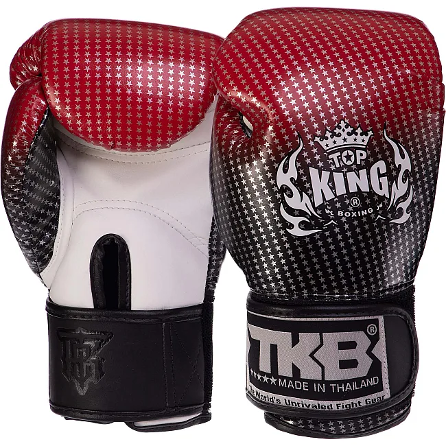 Перчатки для бокса детские кожаные TOP KING Super Star TKBGKC-01 (Красный)
