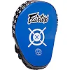 Лапа боксерская изогнутая тренировочная кожа FAIRTEX
 BO-3362 25x19x9см 2штуки (Синий)