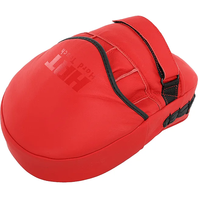 Лапа боксерская изогнутая тренировочная кожа HARD TOUCH BO-4231 19x5x25см 2штуки (Белый)
