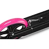 Самокат с ручным тормозом Razzo CITY 200 мм. алюминиевый HUL1-200 Black/Pink
