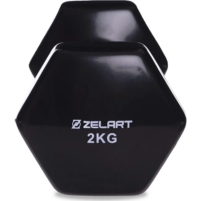Гантель для фитнеса виниловая ZELART
 TA-2777-2 1шт 2кг (Красный)