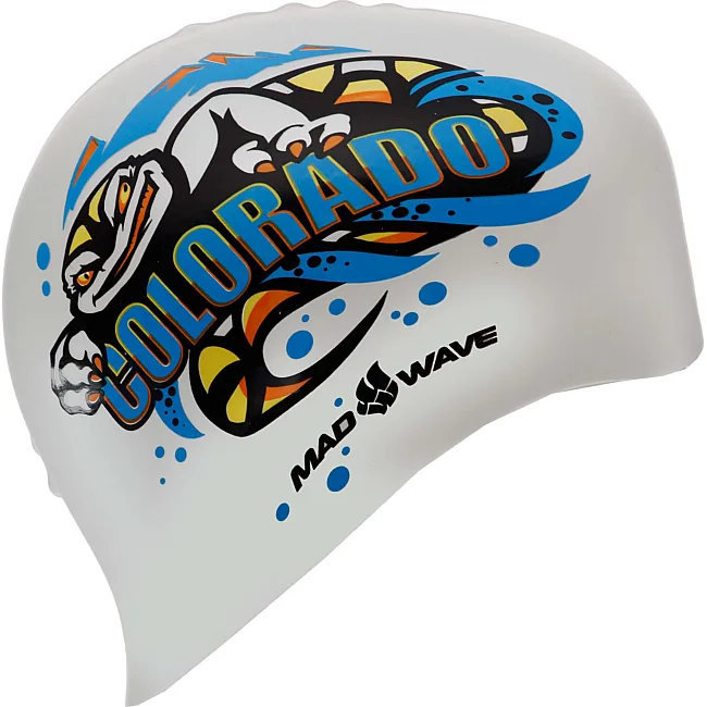 Шапочка для басейну
 силіконова для дорослих MADWAVE
 COLORADO M055838 (Срібний)
