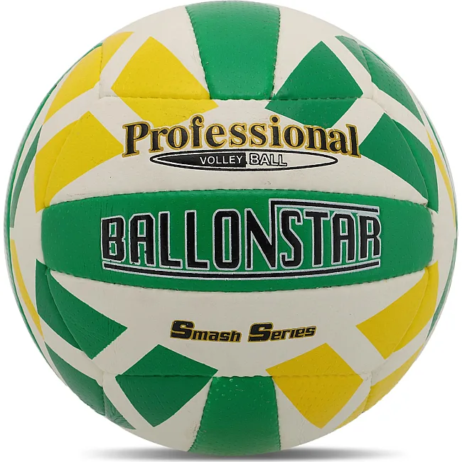 Волейбольный мяч
 BALLONSTAR VB-5064 №5 PU
-желтый
