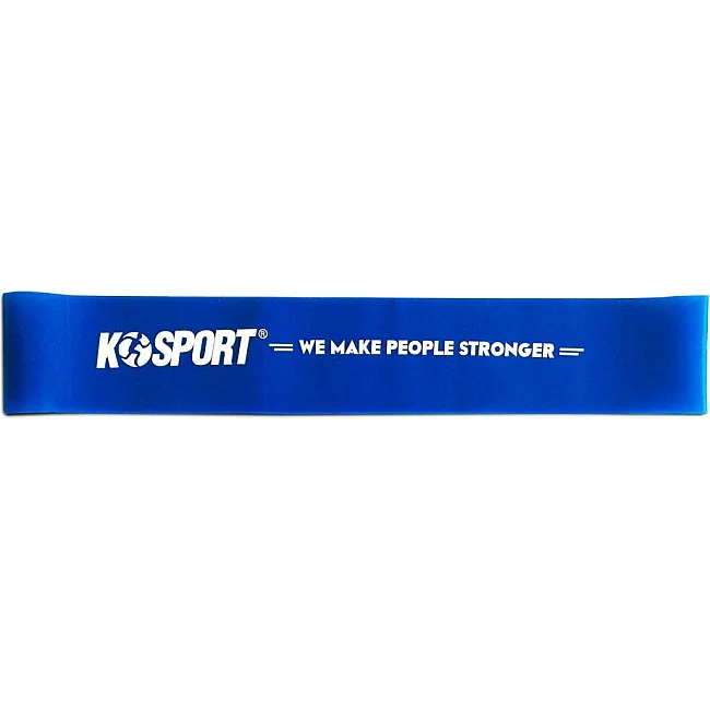 Стрічка-еспандер для вправ K-SPORT Power Band Mini синя