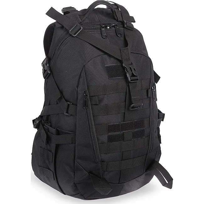 Штурмовой тактический рюкзак
 трехдневный SILVER KNIGHT 9386
 50х30х19см 28л (Черный)