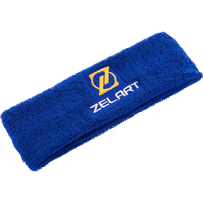 Распродажа! Повязка спортивная махровая на голову от пота ZELART BC-2972 (Синий)