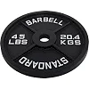 Блины диски стальные окрашенные STANDARD SC-80103-45LB 50мм 20,4кг