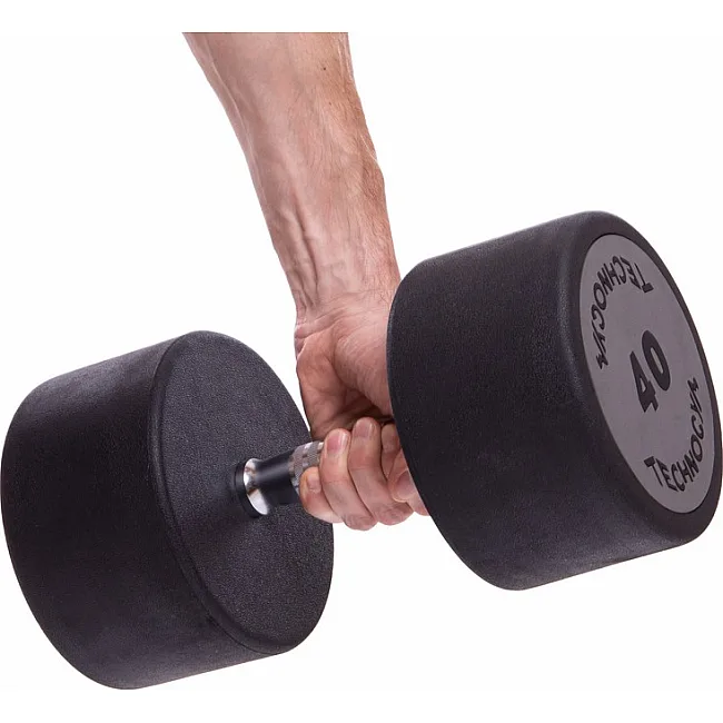 Гантель профессиональная
 с полиуретановым покрытием TECHNOGYM LN-1254-40 1шт 40кг