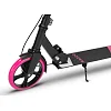 Самокат с ручным тормозом Razzo CITY 200 мм. алюминиевый HUL1-200 Black/Pink