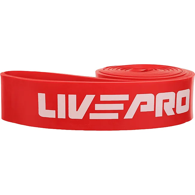 Гума петля для підтягувань LiveUp SUPER BAND LP8410-L 23-57кг (Червоний)
